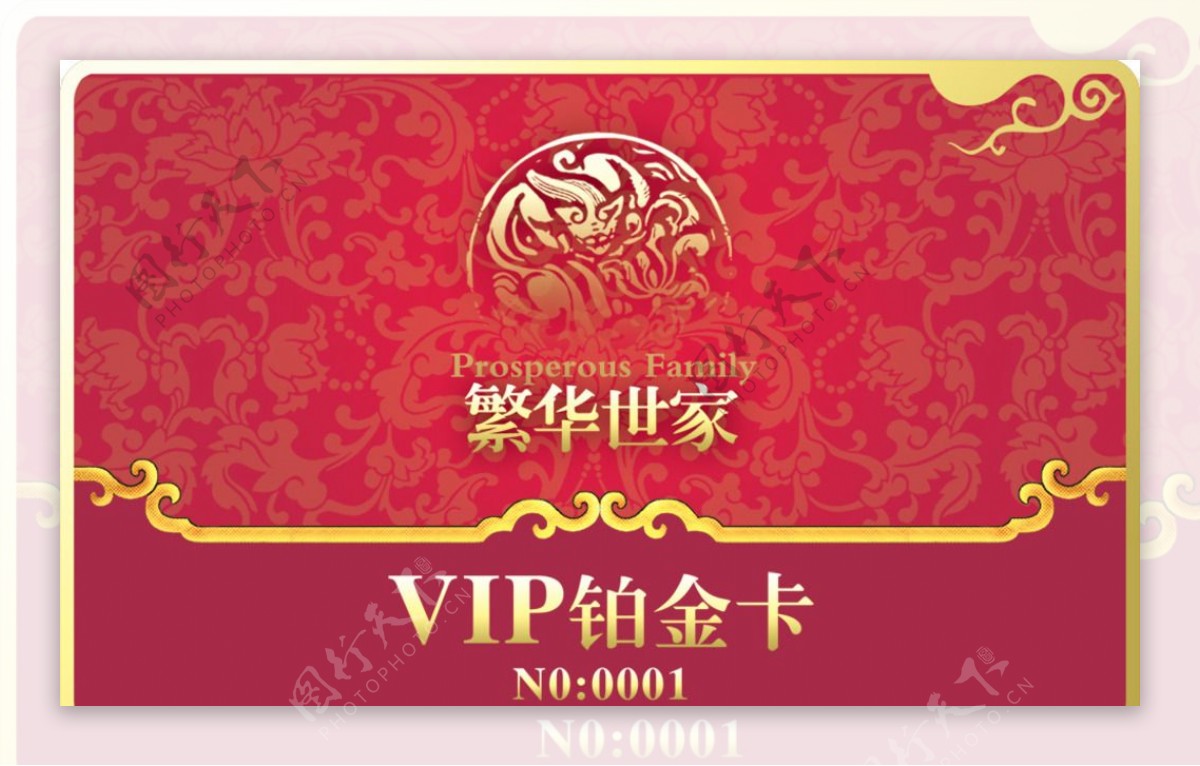 VIP铂金卡图片