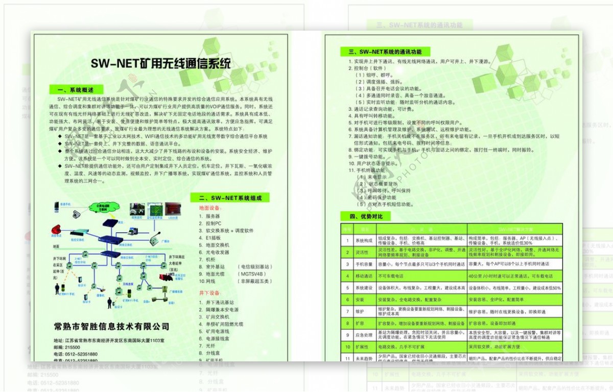 无线通信系统宣传单图片