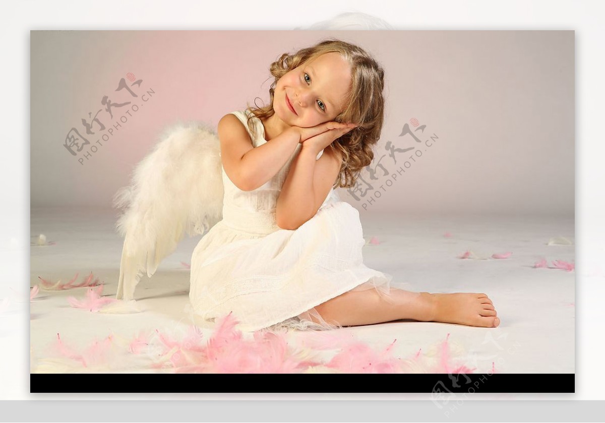 天使女童图片