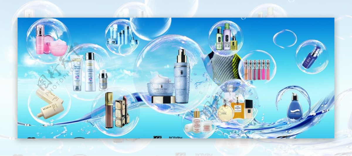 化妆品平面广告宣传图片