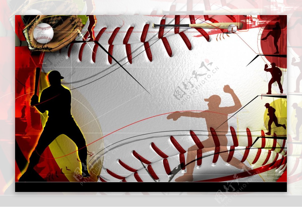 抽像棒球运动2图片