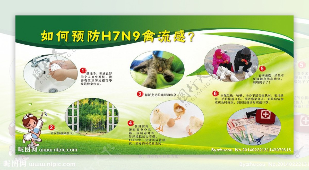 预防H7N9禽流感图片