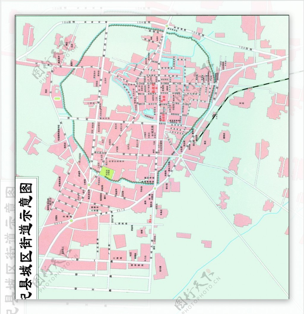 杞县城区图图片
