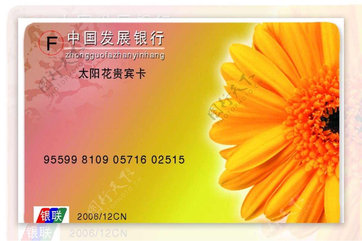 中国发展银行卡设计图片