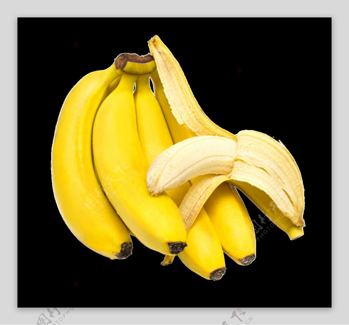 香蕉高清分层素材图片