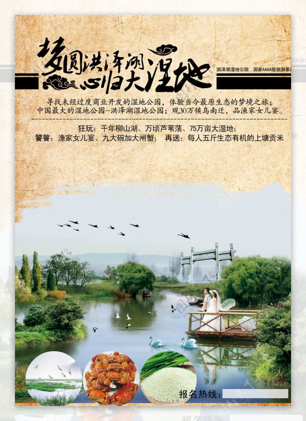 洪泽湖湿地公园图片