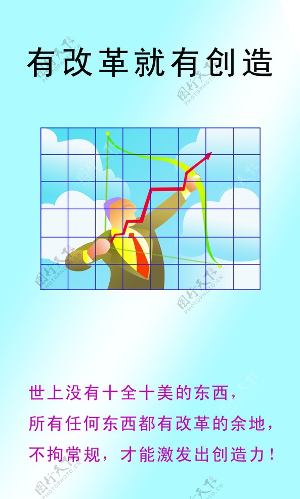 改革创造海报图片