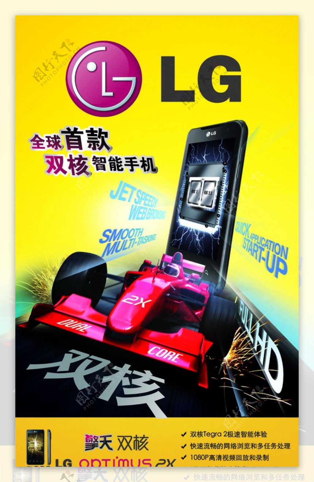 LG手机海报图片