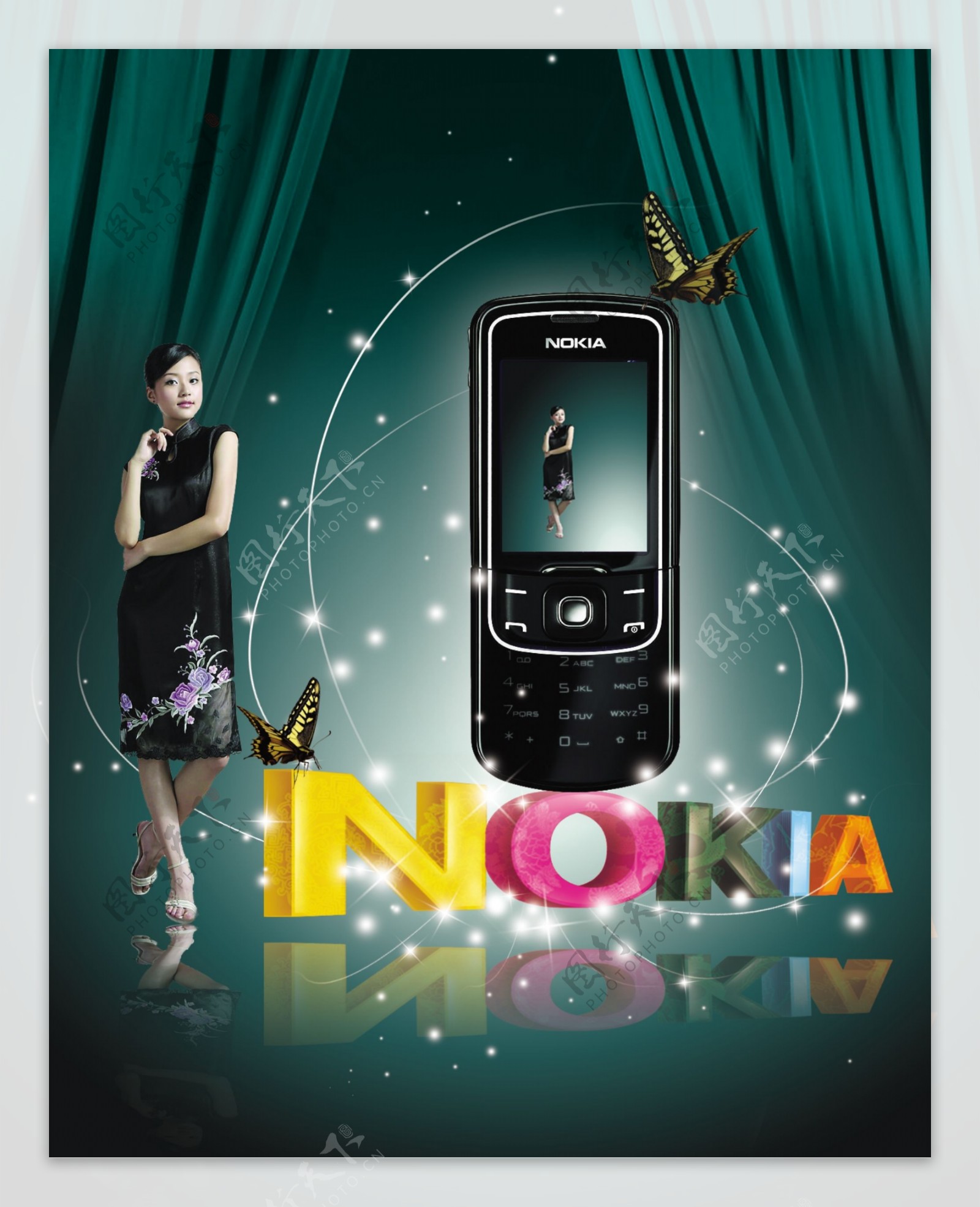 NOKIA手机广告设计图片