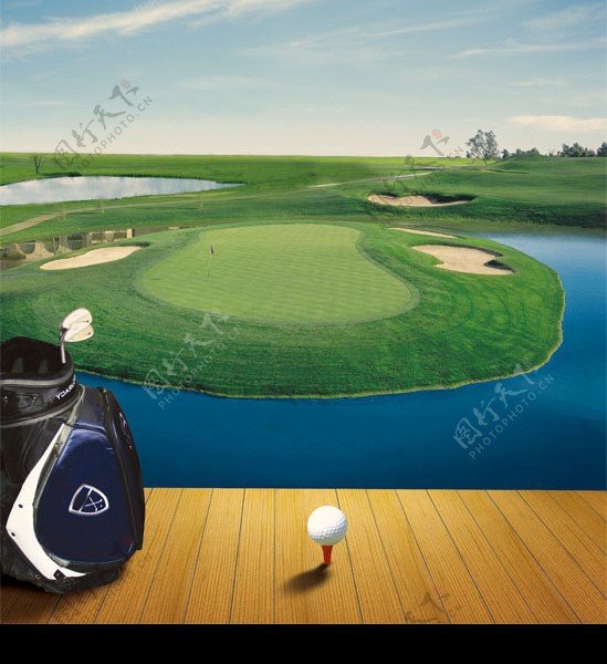 高尔夫golf果岭图片