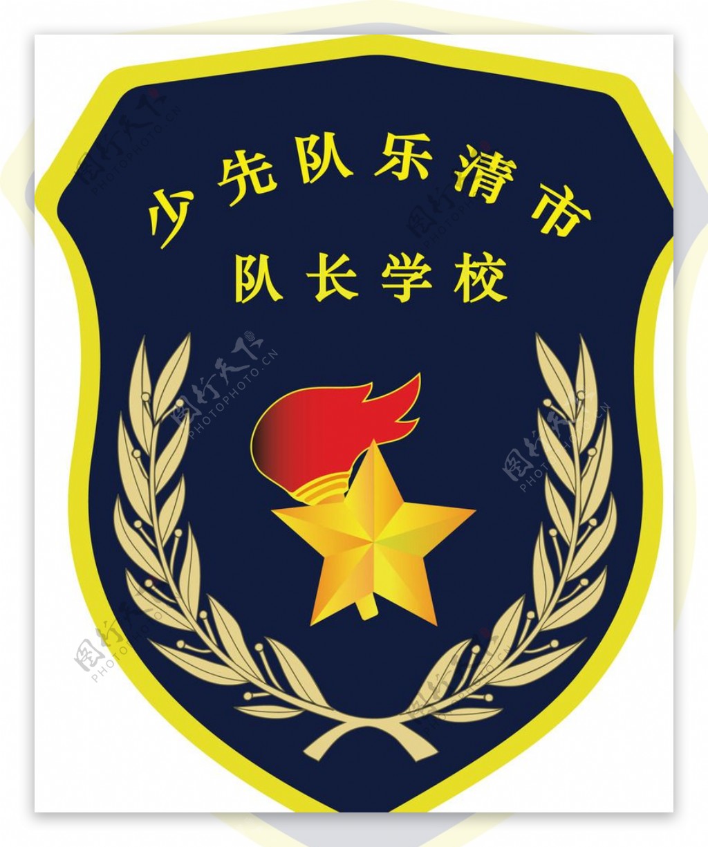 队长学校制式服装臂章
