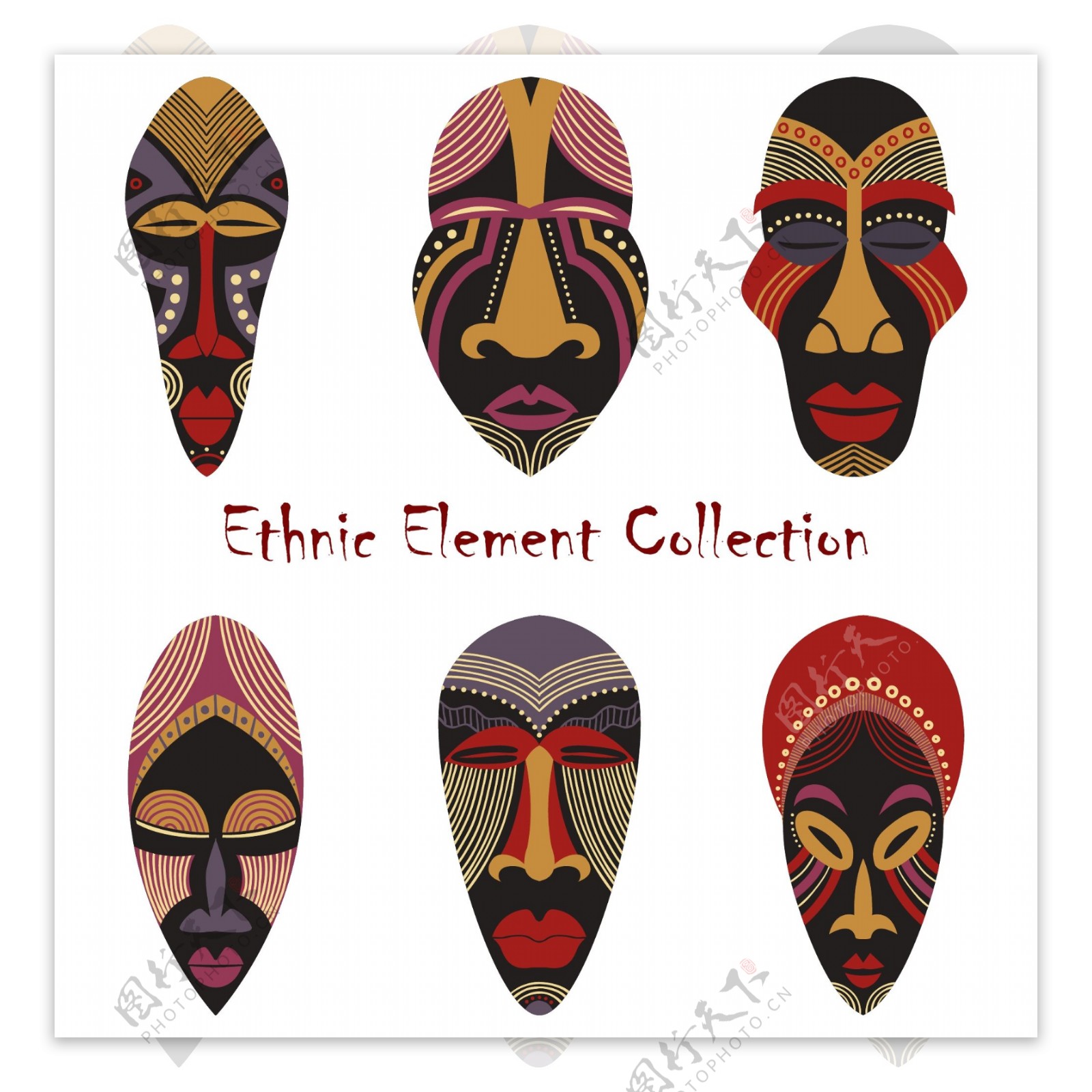 非洲图腾艺术面具
