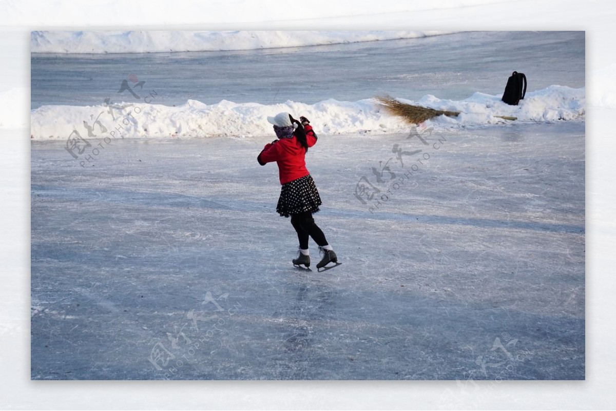 冬天花样滑冰