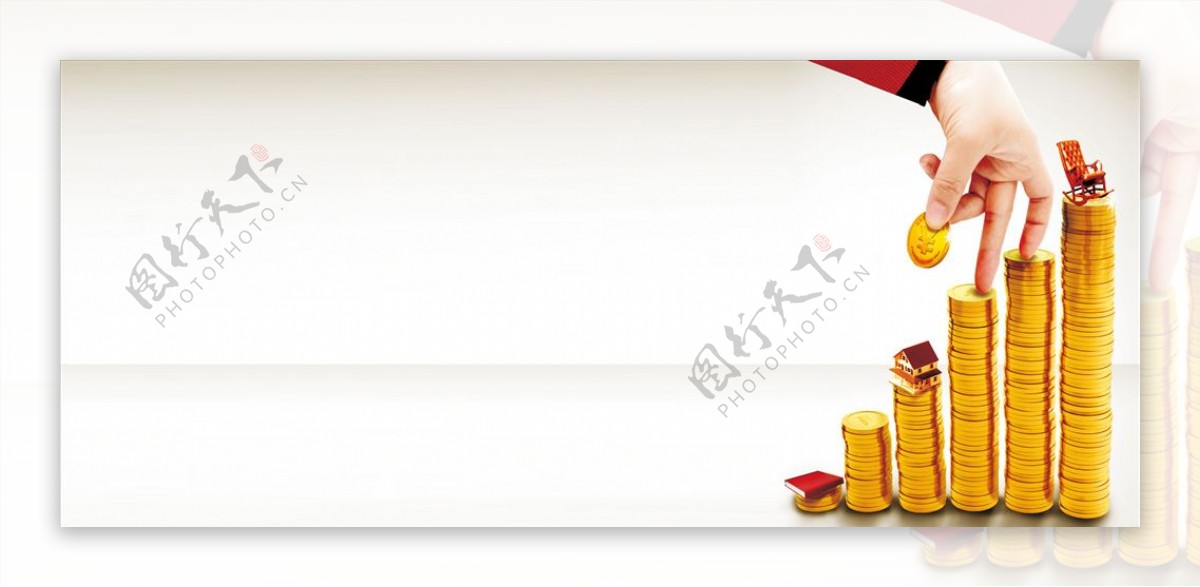 投资金币商务背景banner