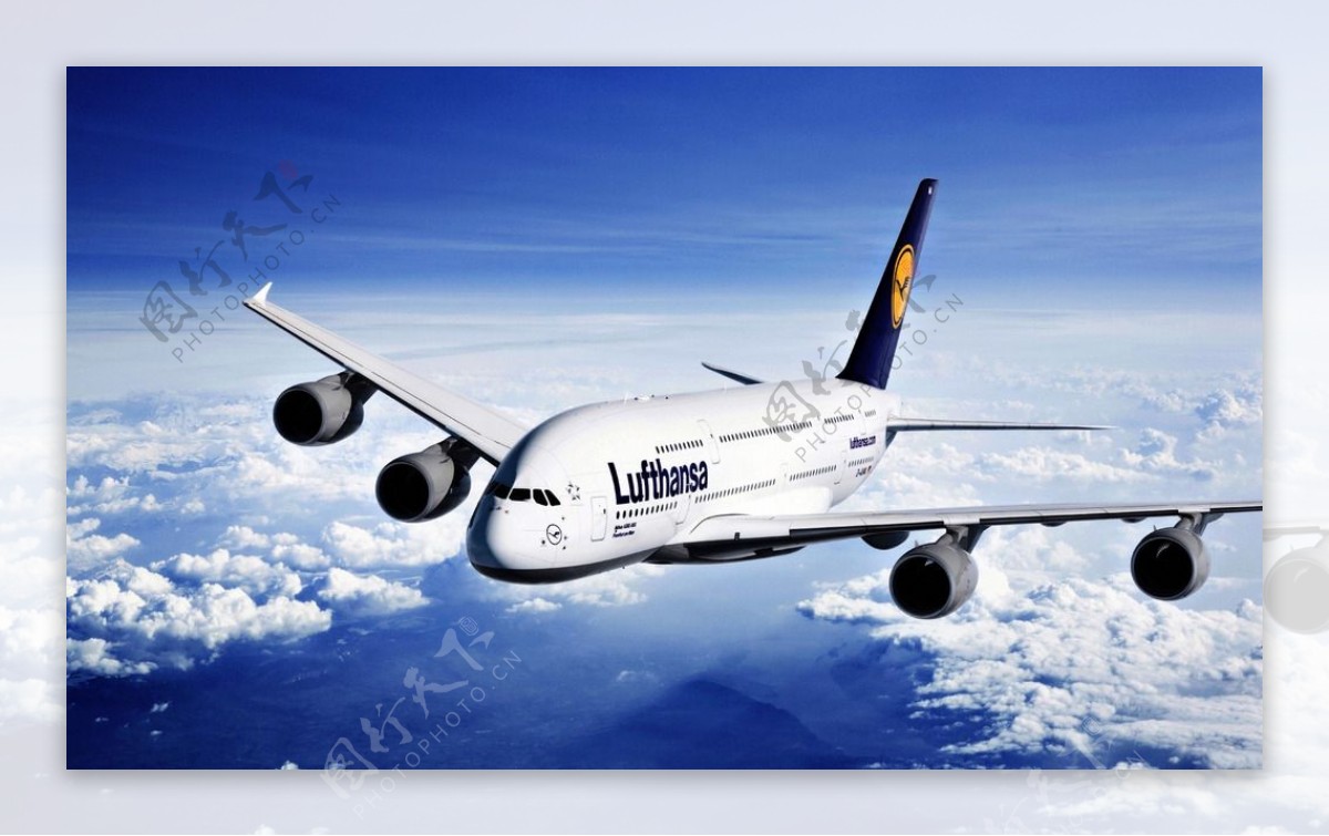 航空企业宣传片3D飞机标志
