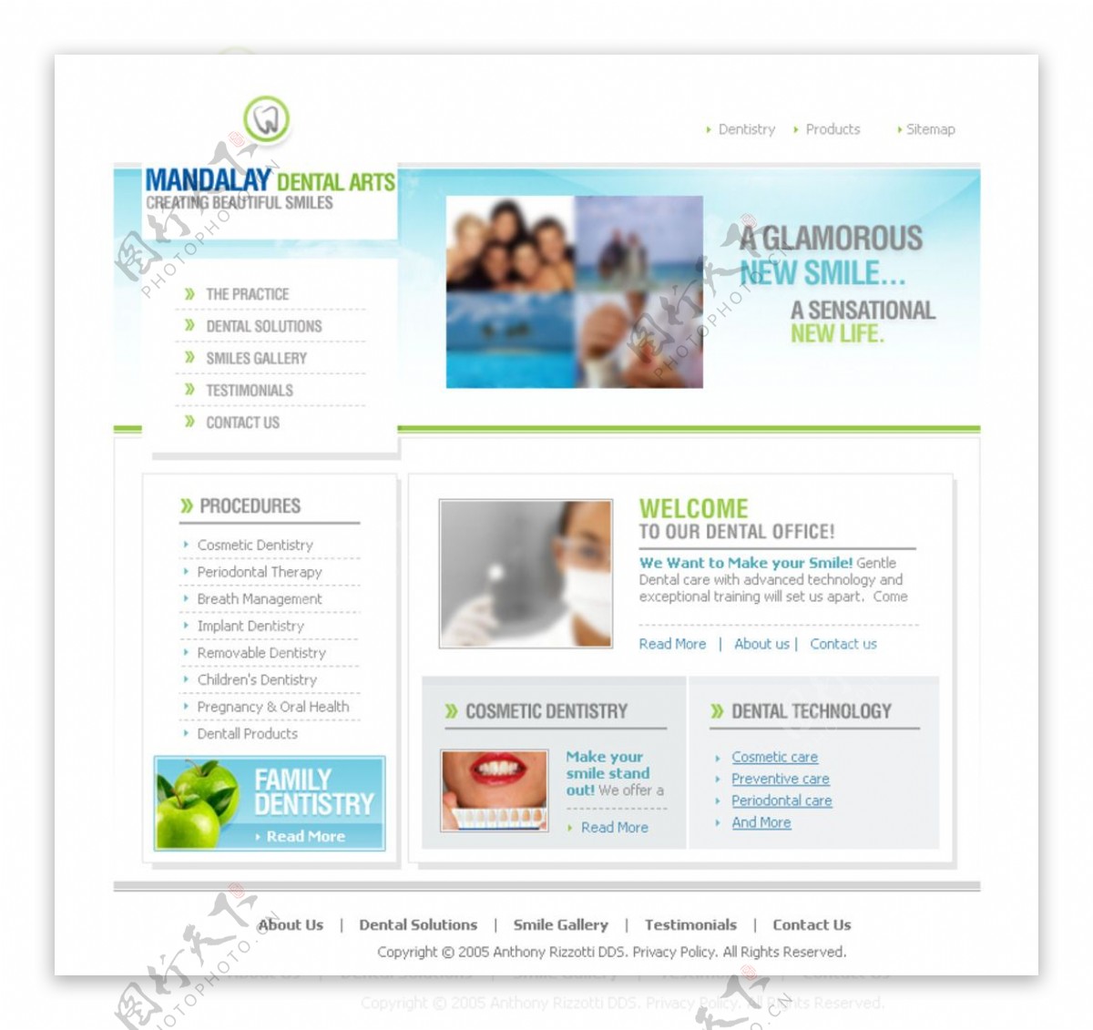 国外医疗行业网页设计