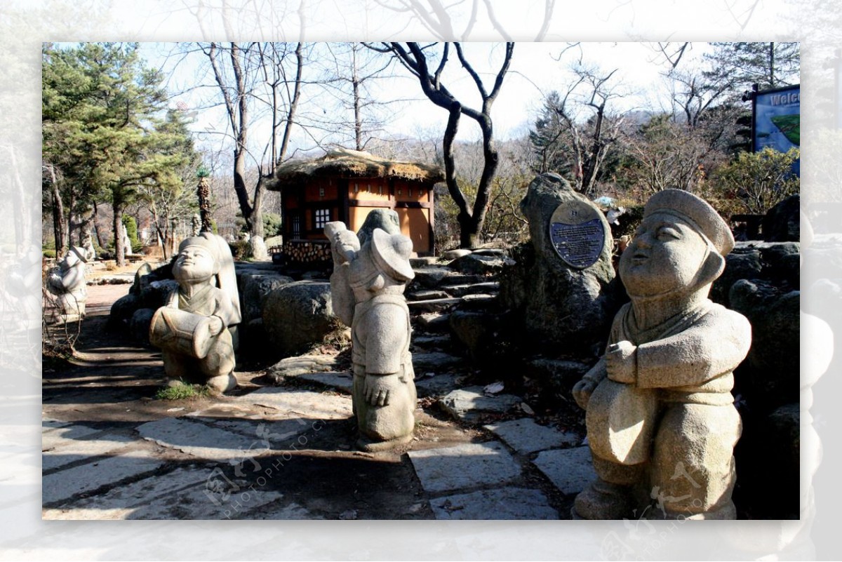 韩国公园雕塑
