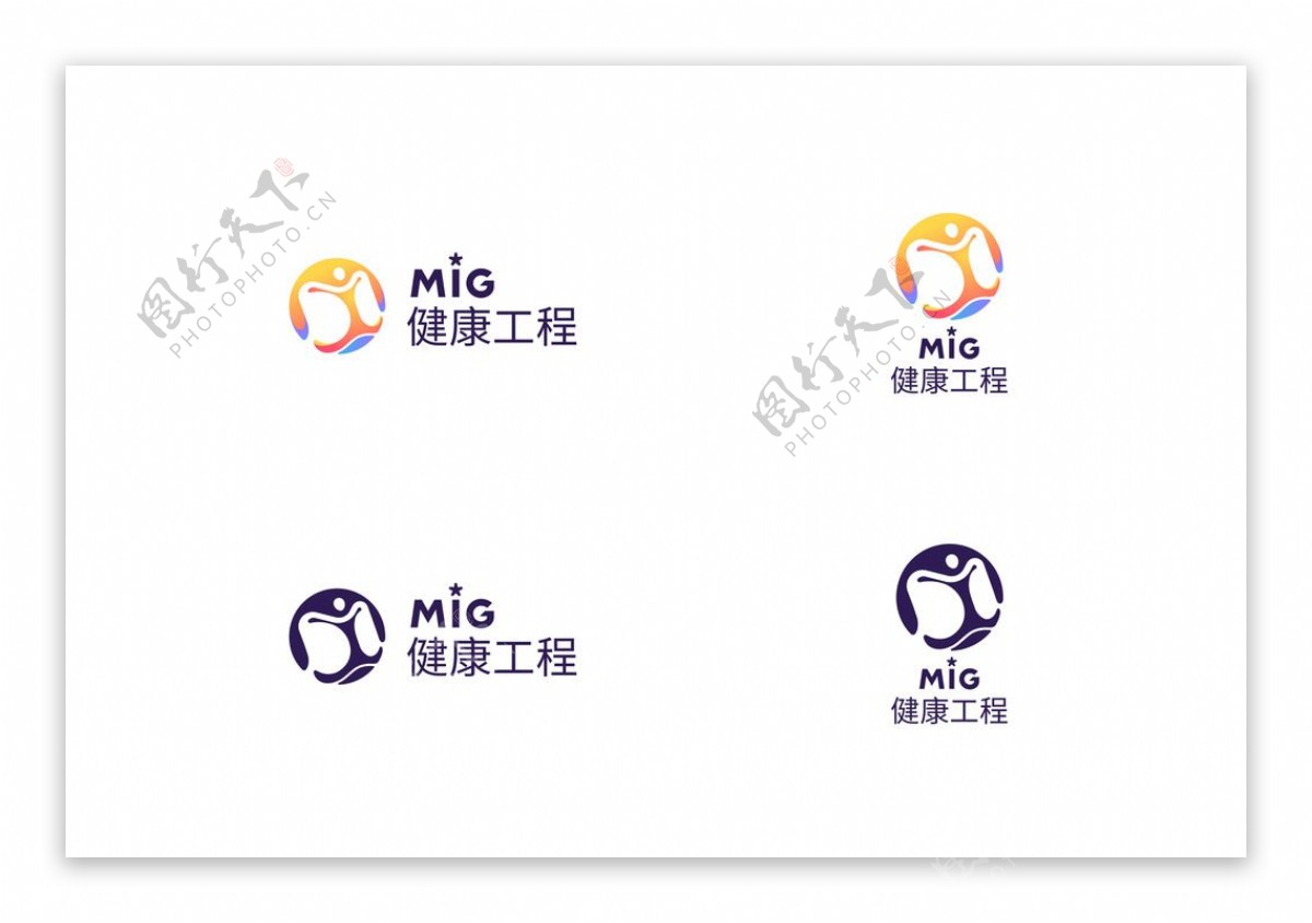 MIG健康工程logo设计