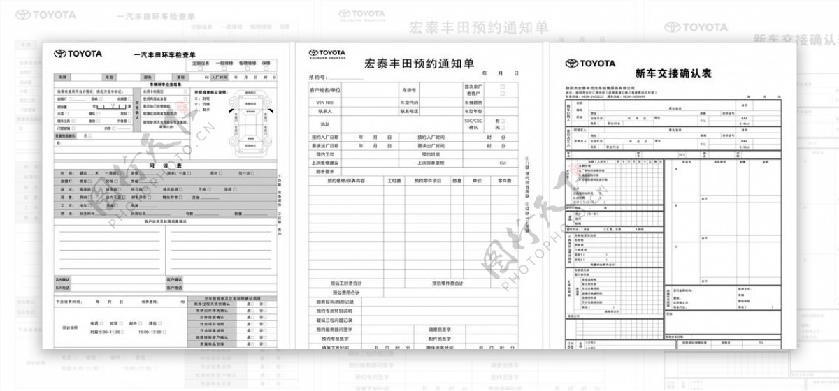 汽车检查表