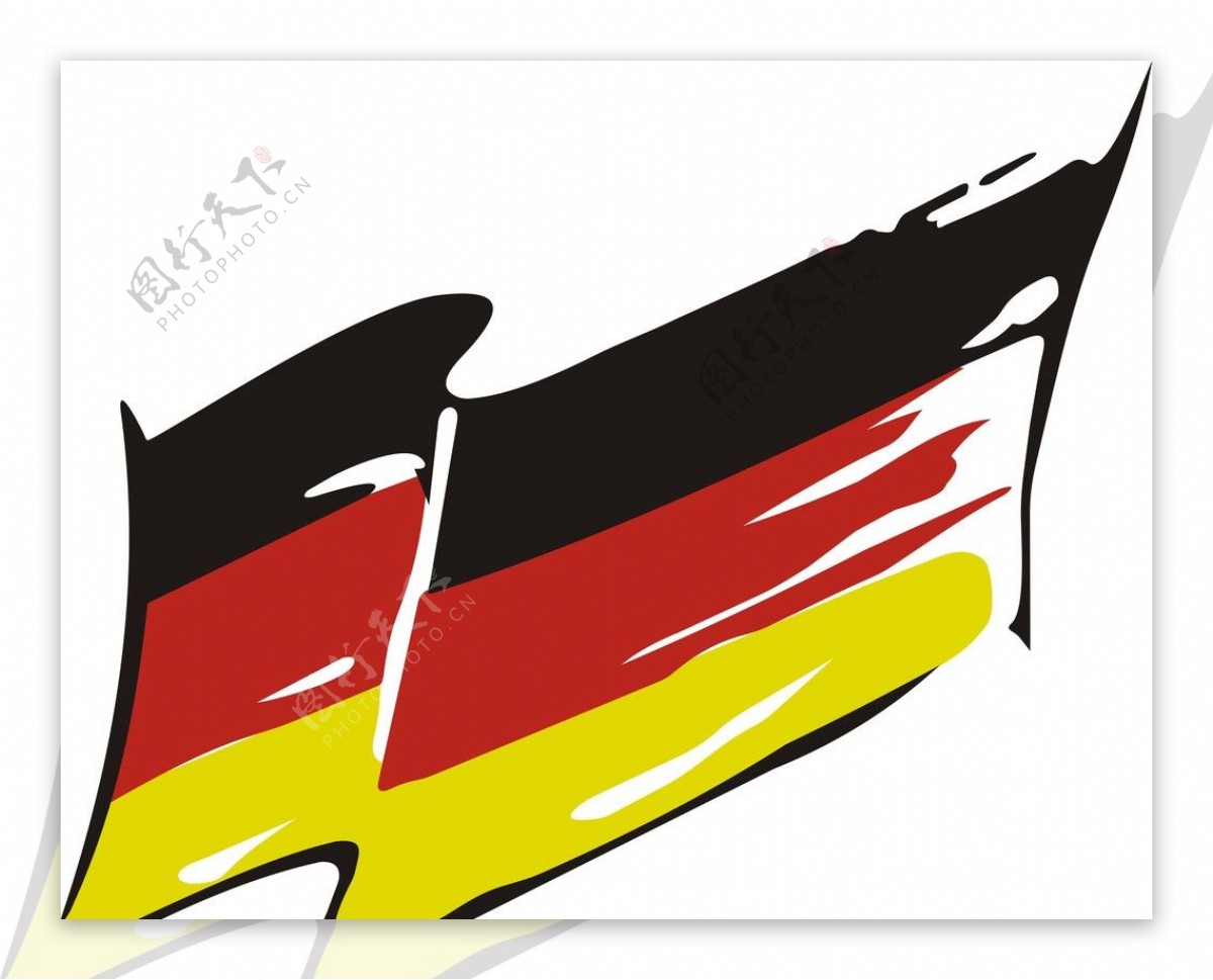 抽象德国国旗