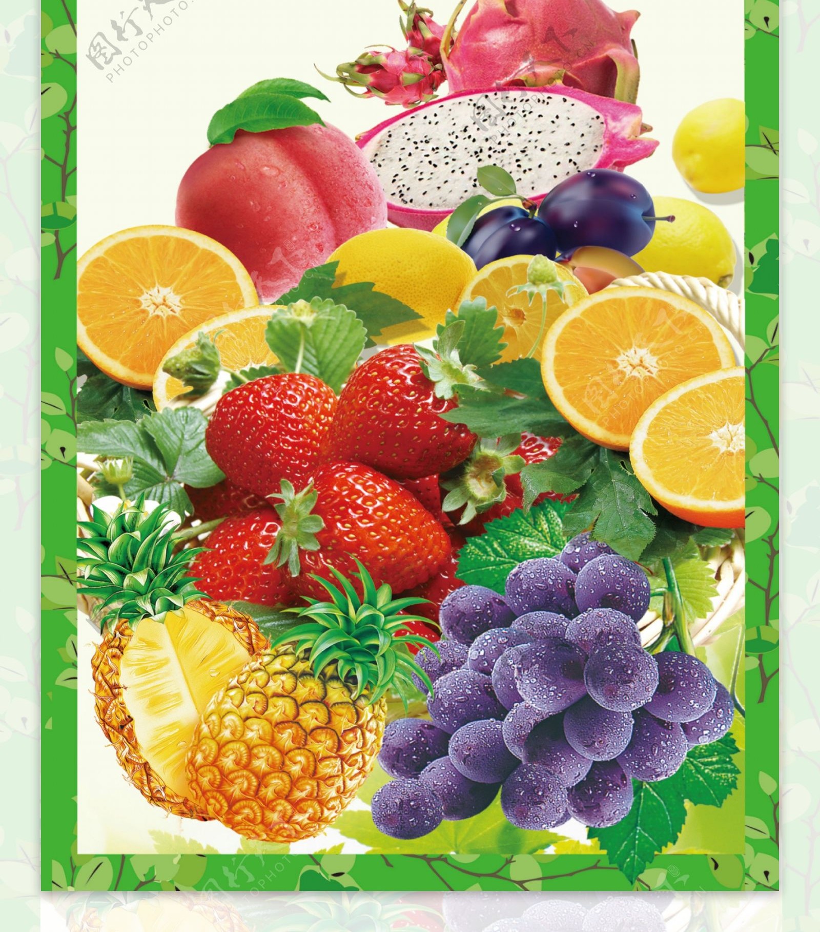 水果海报展板