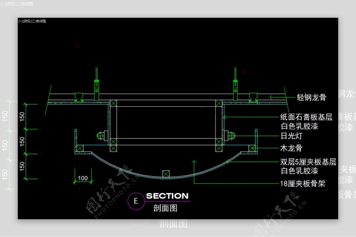 室内图块工装构件元素