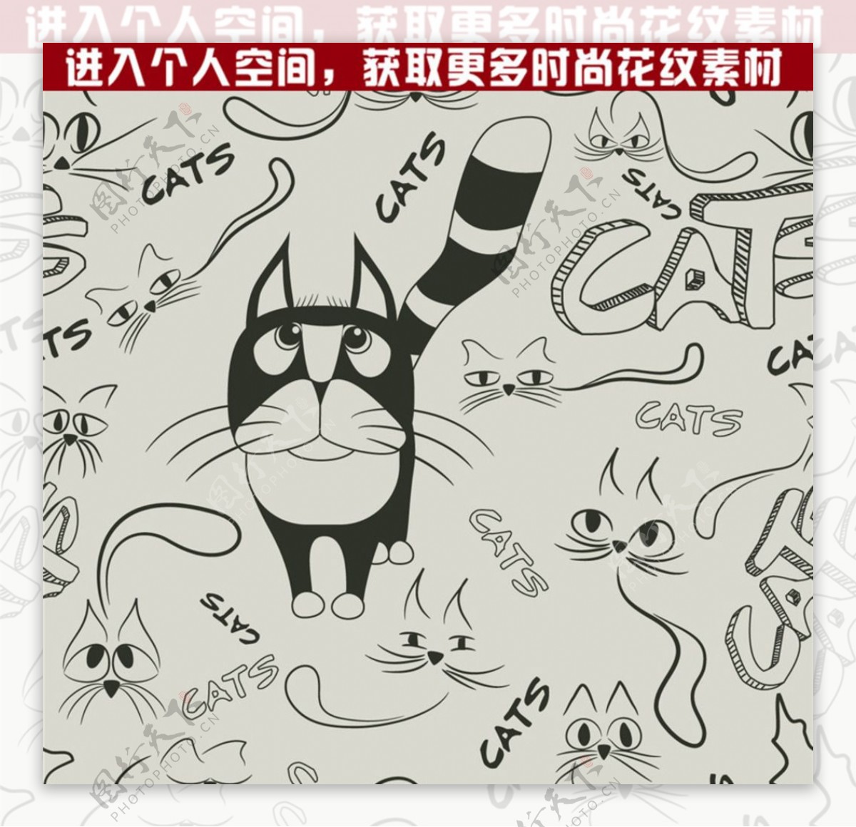 猫咪图案