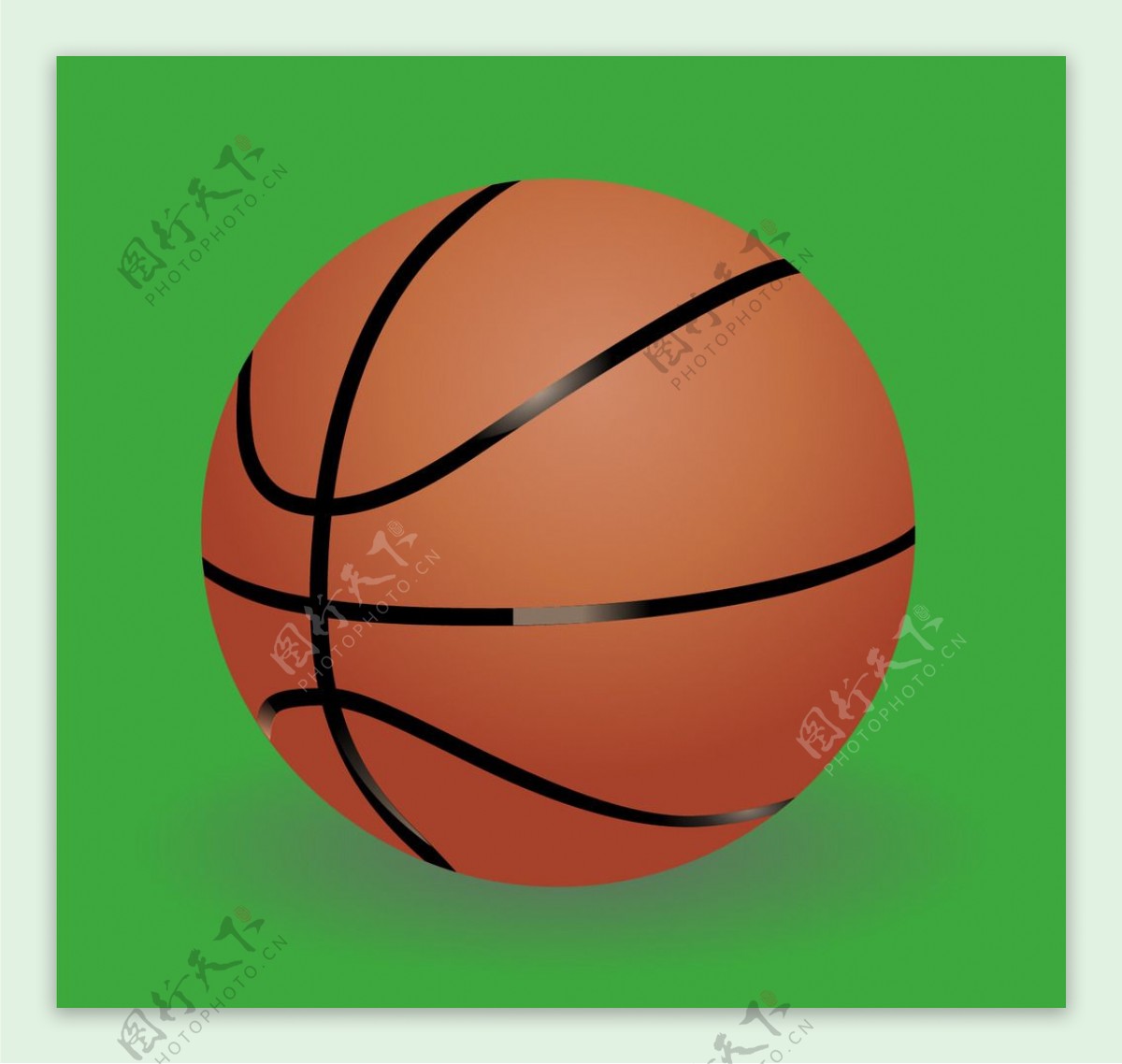 篮球体育用具体育元素