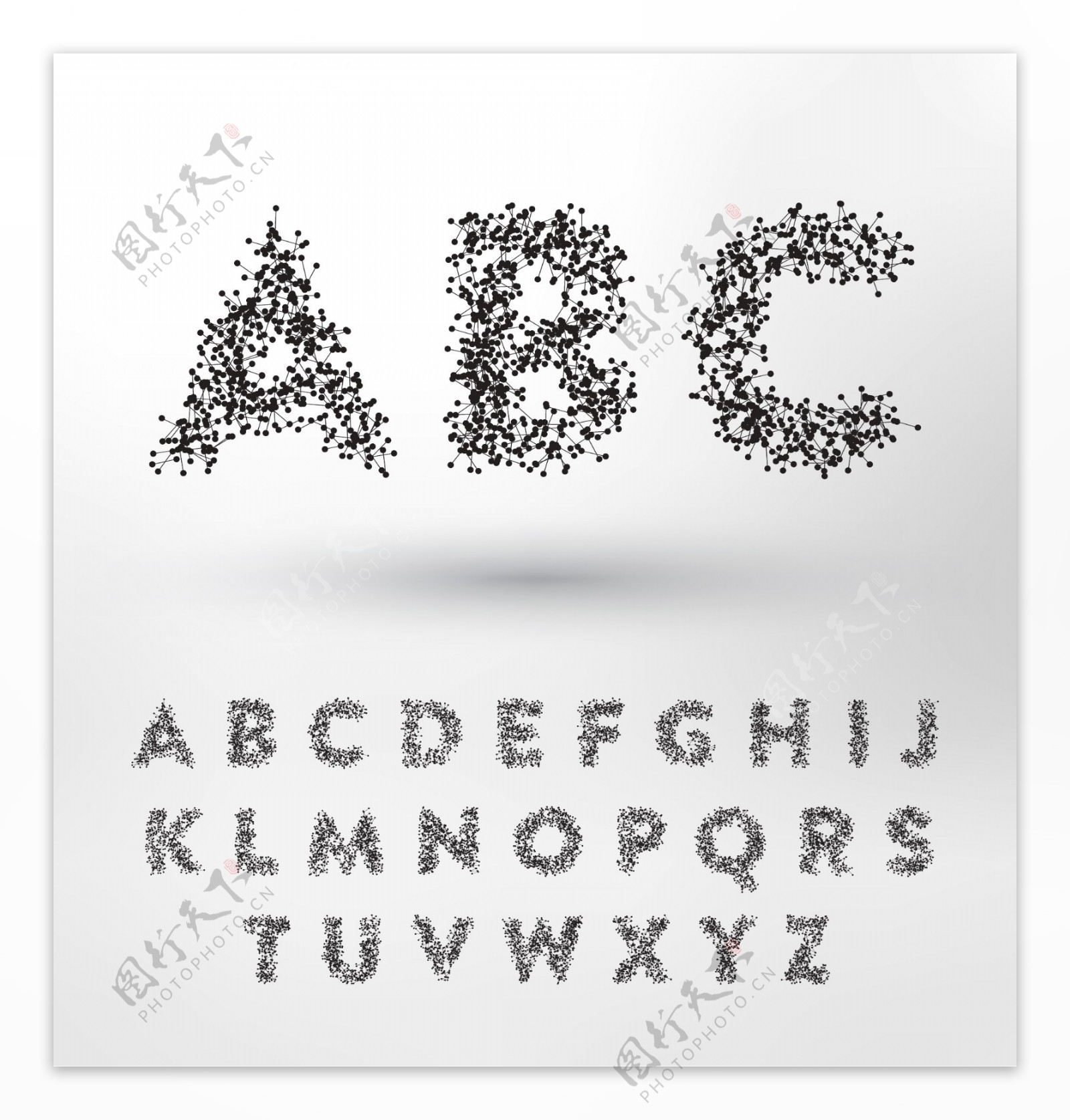 抽象字母设计