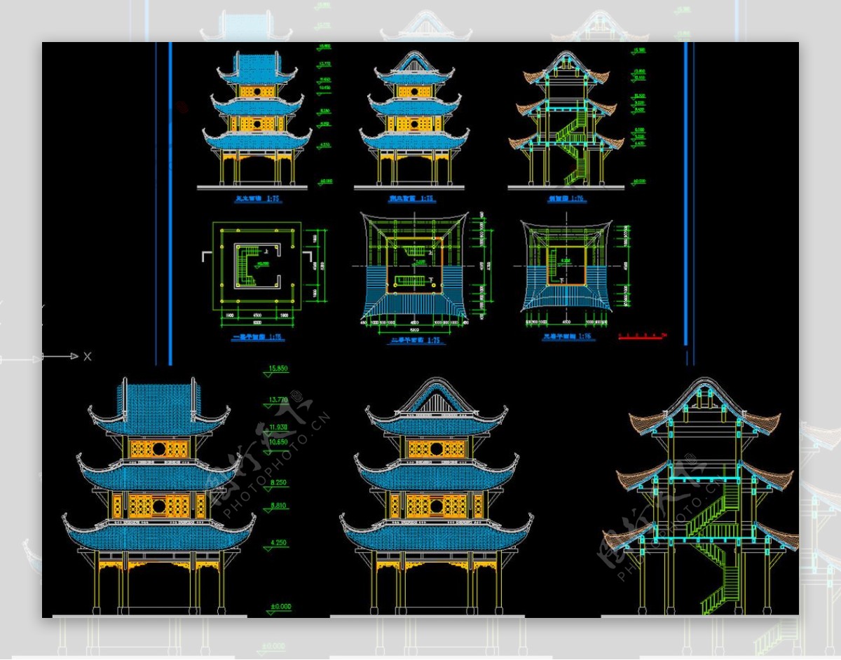 宝轮寺保护修复规划设计图