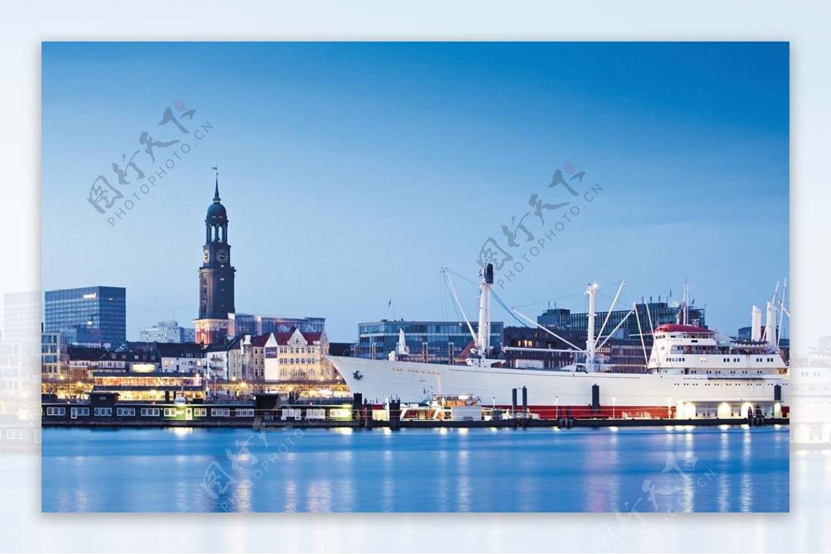 德国汉堡港口高清摄影图片素材-编号11772140-图行天下