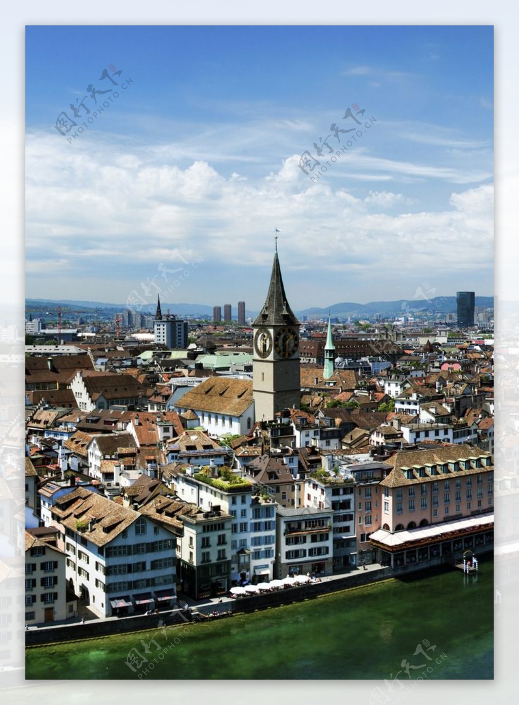 瑞士城市风景