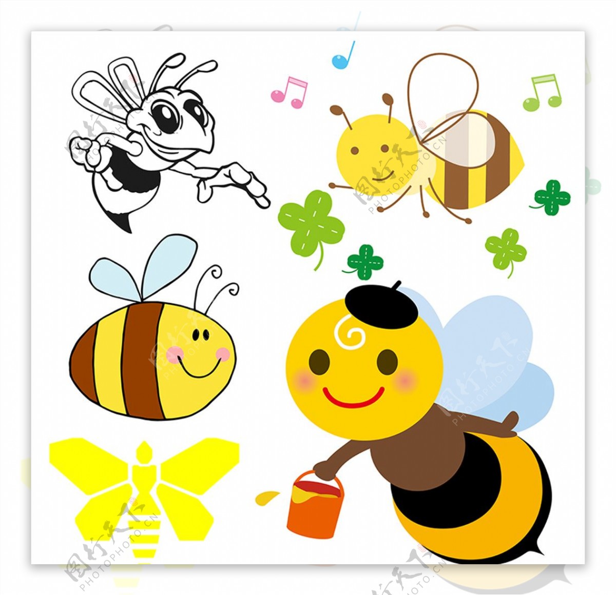 Beehive Honey Bee Transprent - Baby Honey Bee Cartoon Clipart - Full ...
