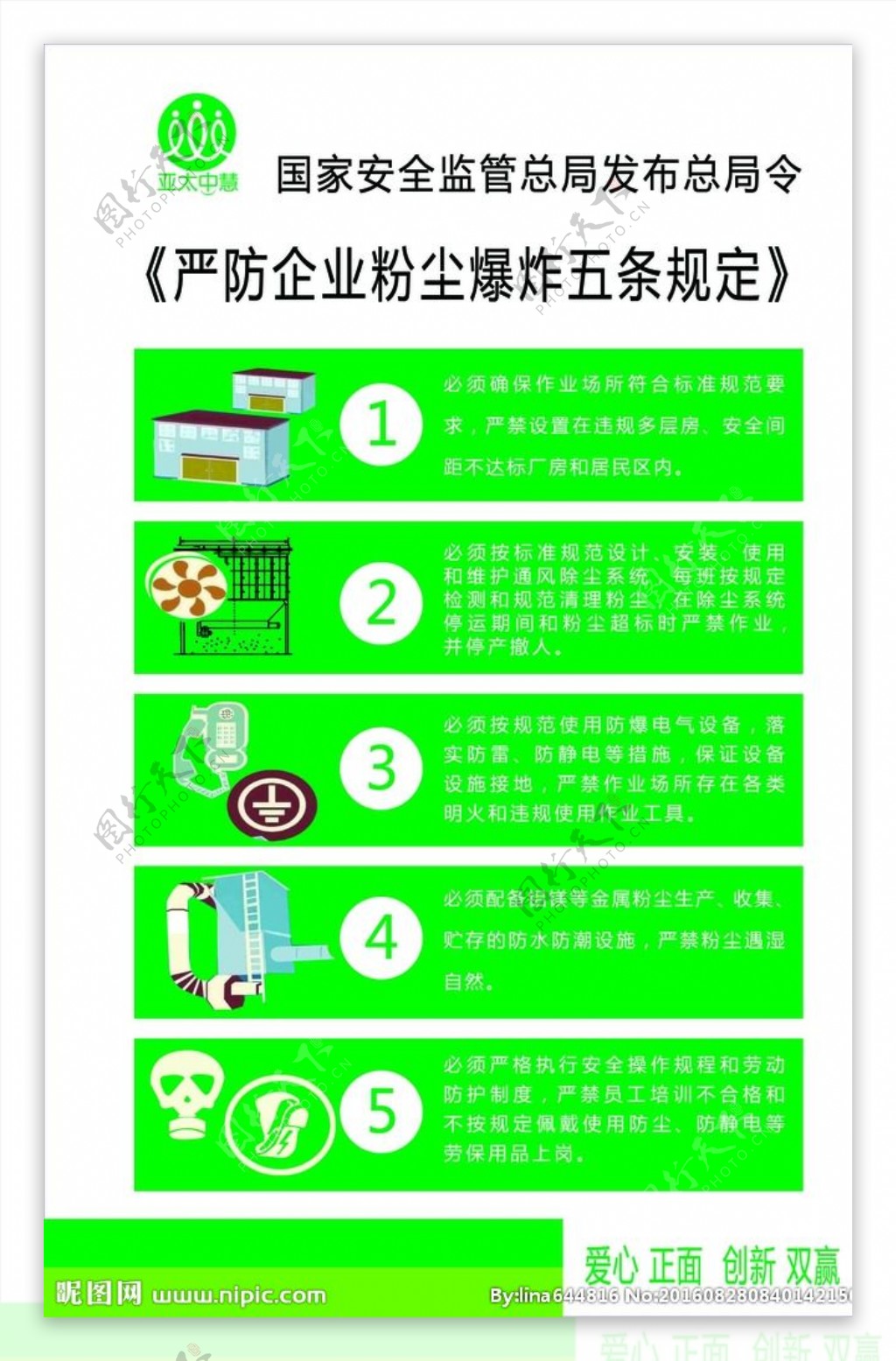 严防企业粉尘爆炸五条规定