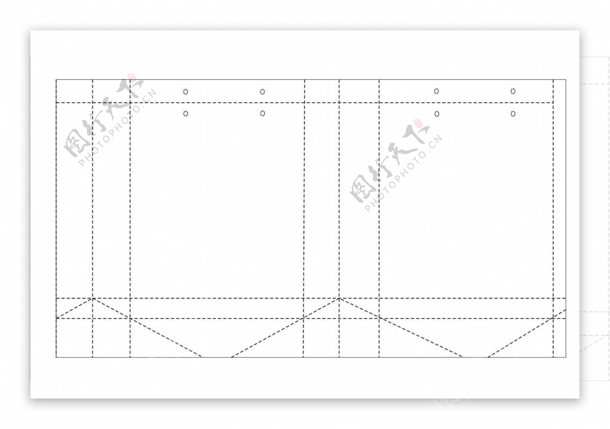 手提袋平面图