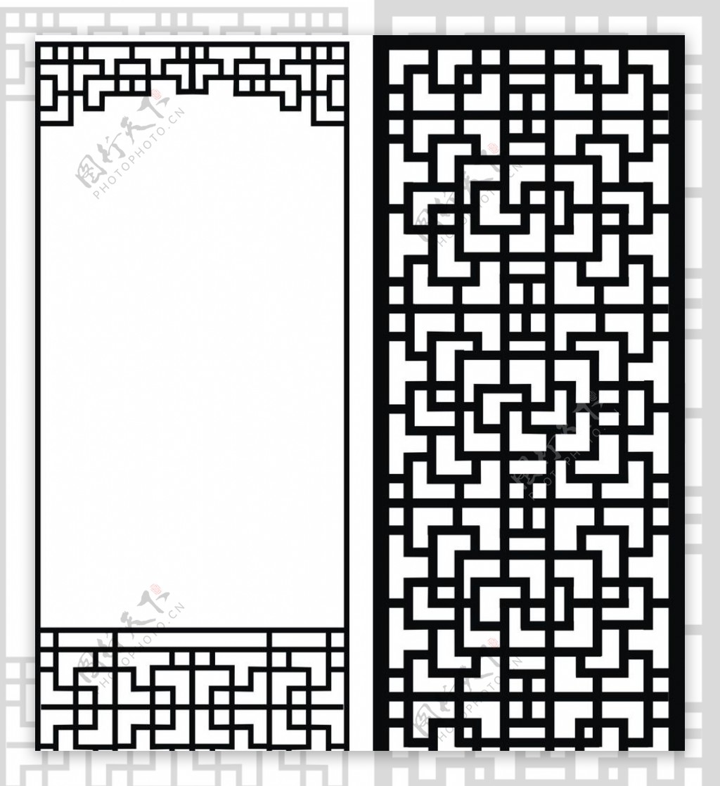 古典镂空隔断