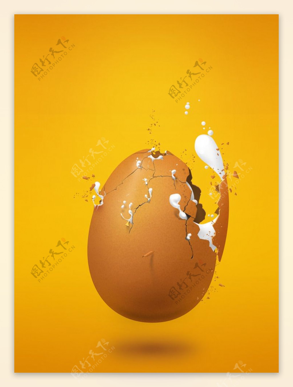 鸡蛋破碎阴影背景朝气蛋清egg