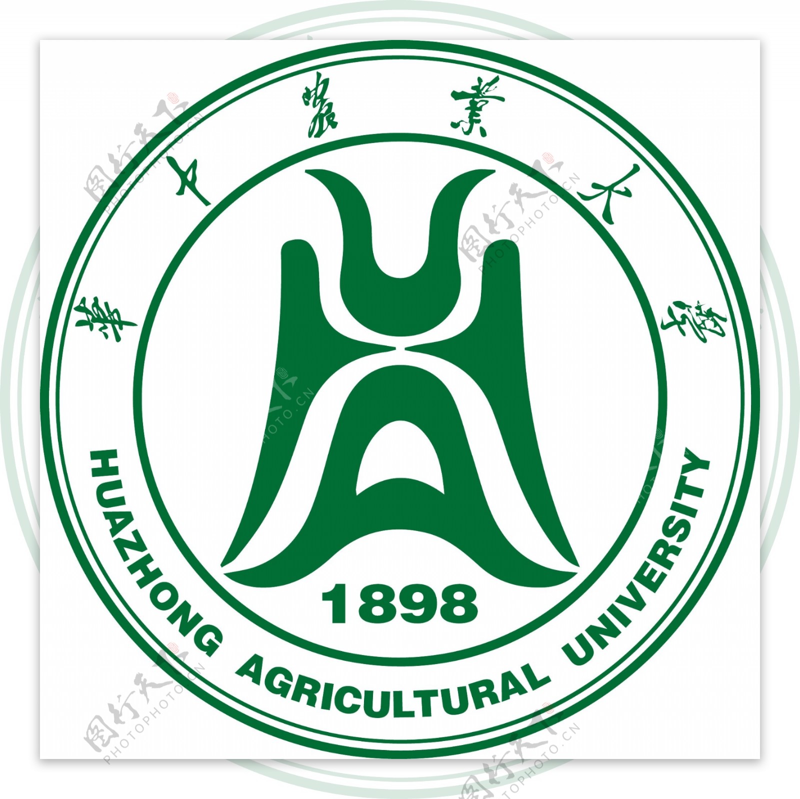 华中农业大学logo