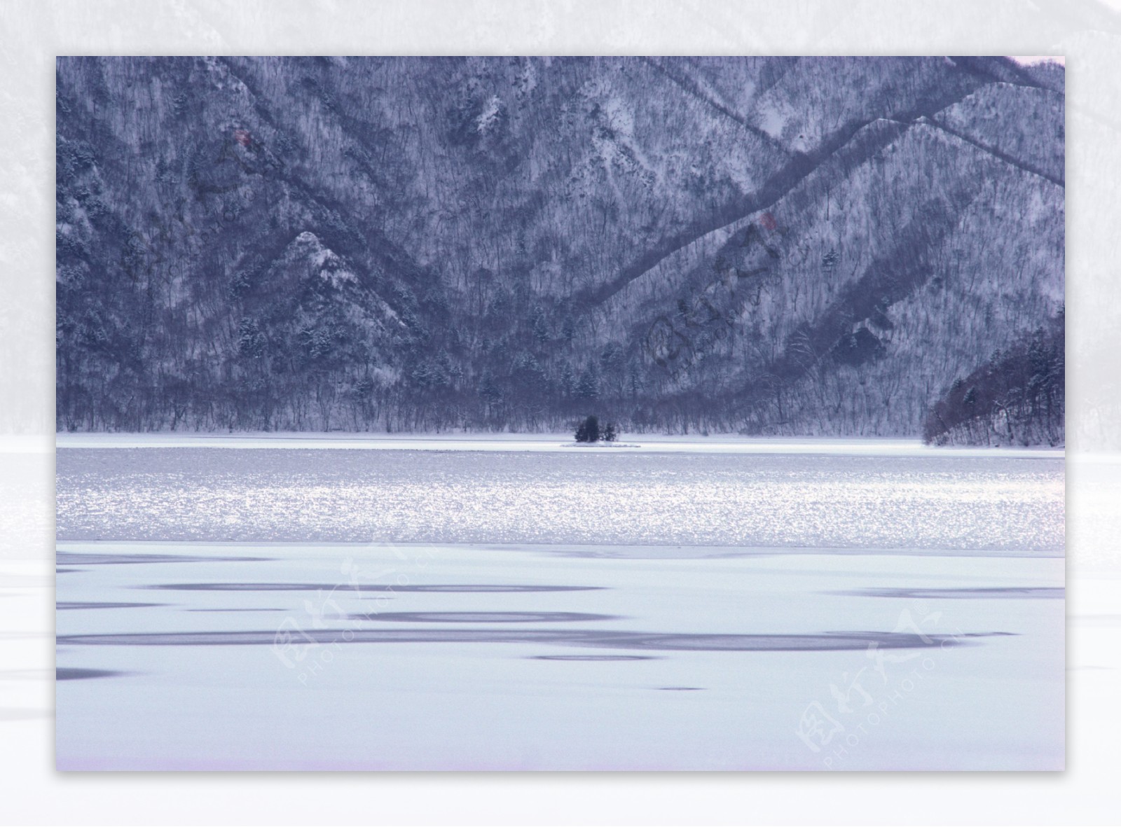 冬季雪景摄影图片