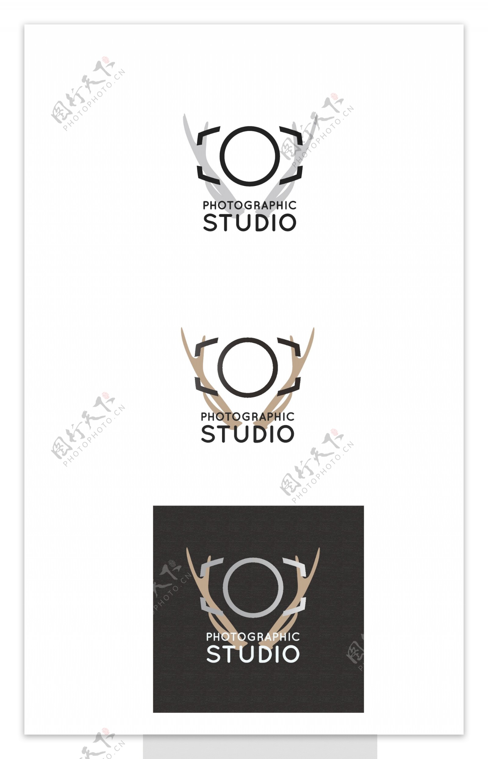 摄影室英文logo设计