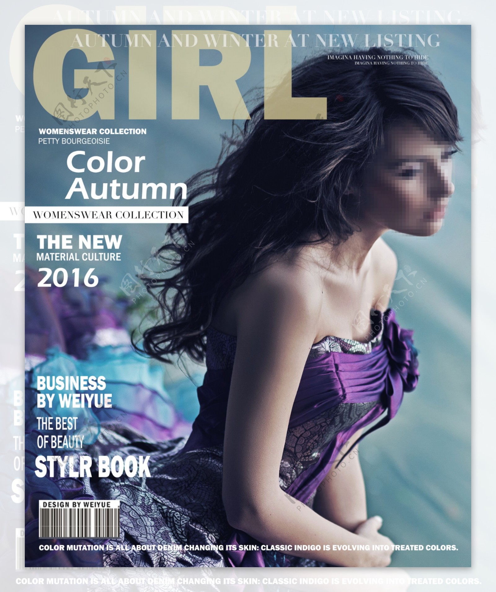 2016女装新品杂志封面
