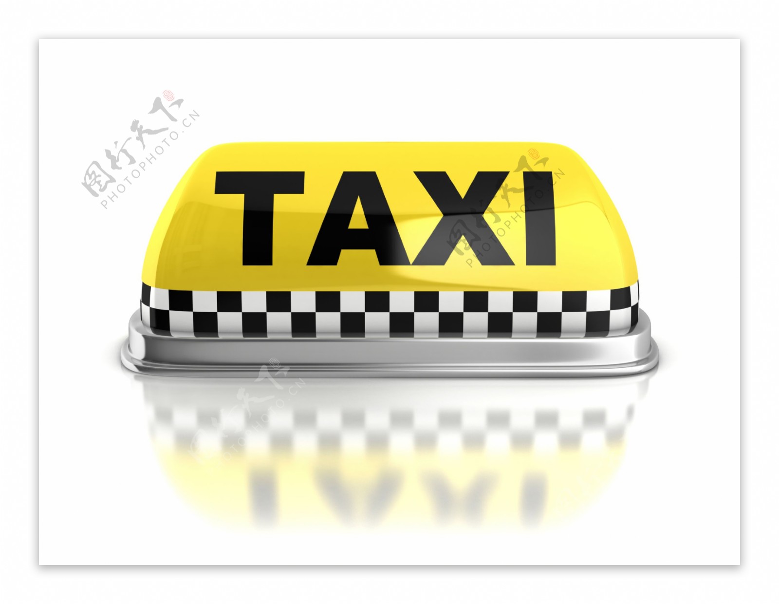 黄色出租车牌子