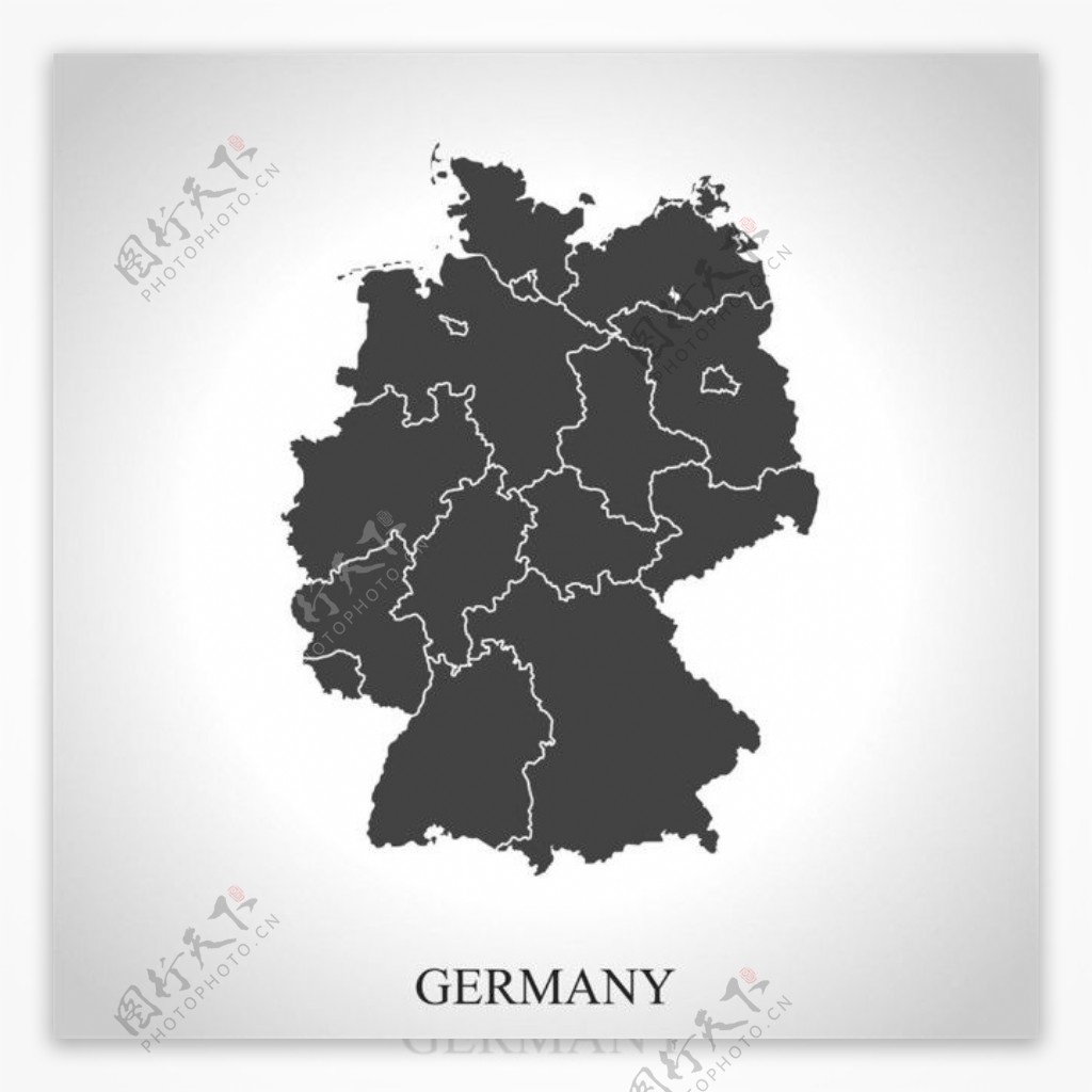 德国国家地图图片