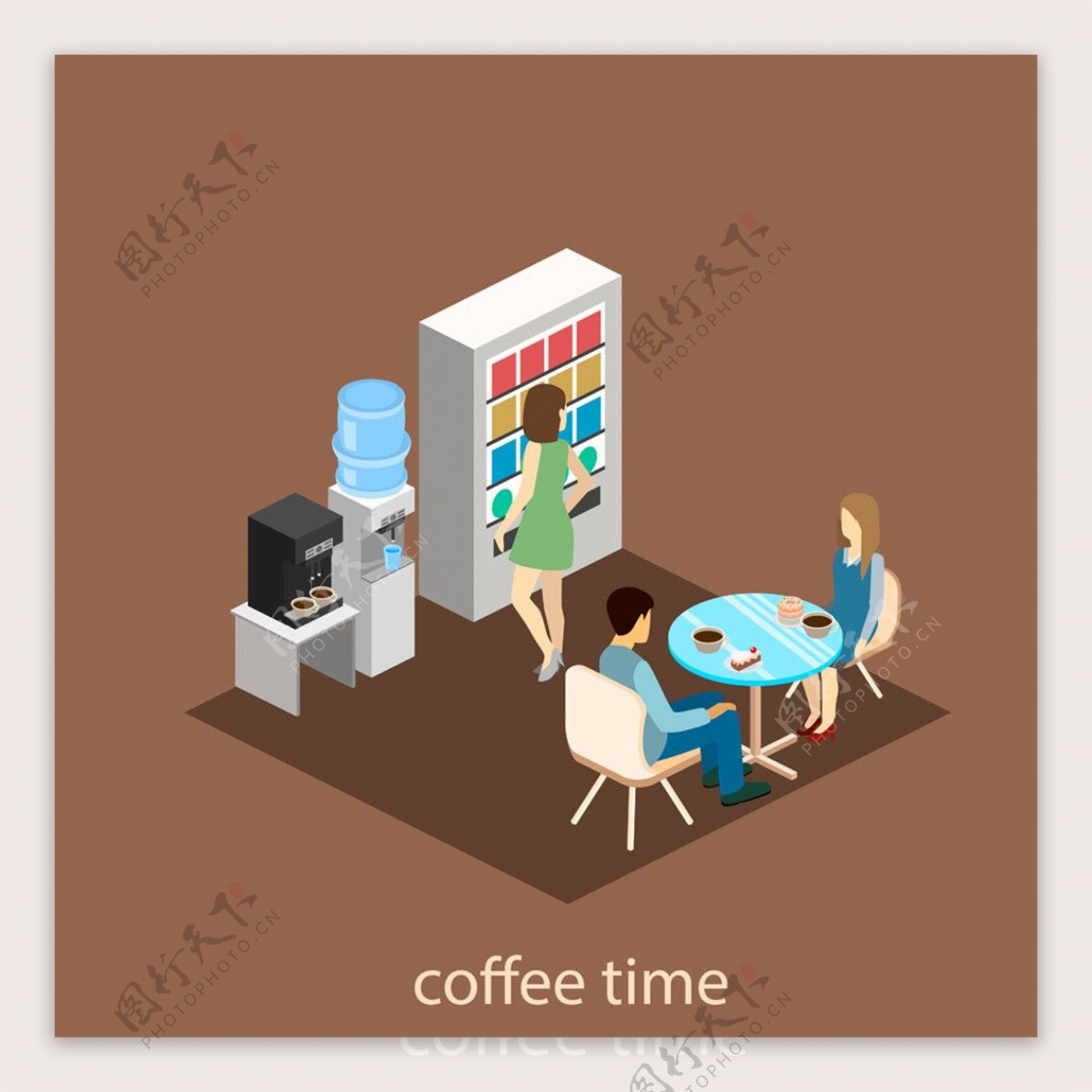 咖啡间设计图片