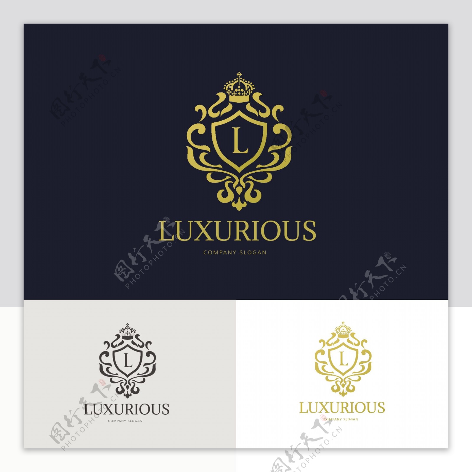 奢侈品logo模板
