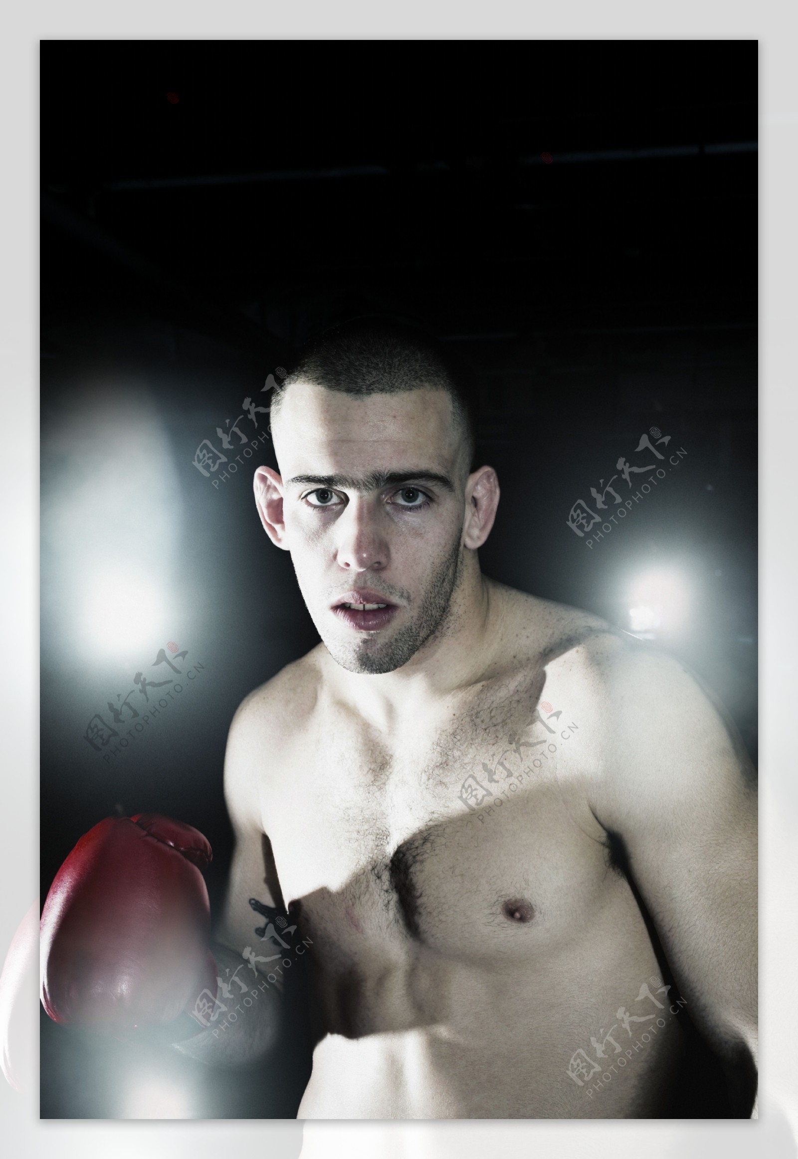 拳击手摄影图片