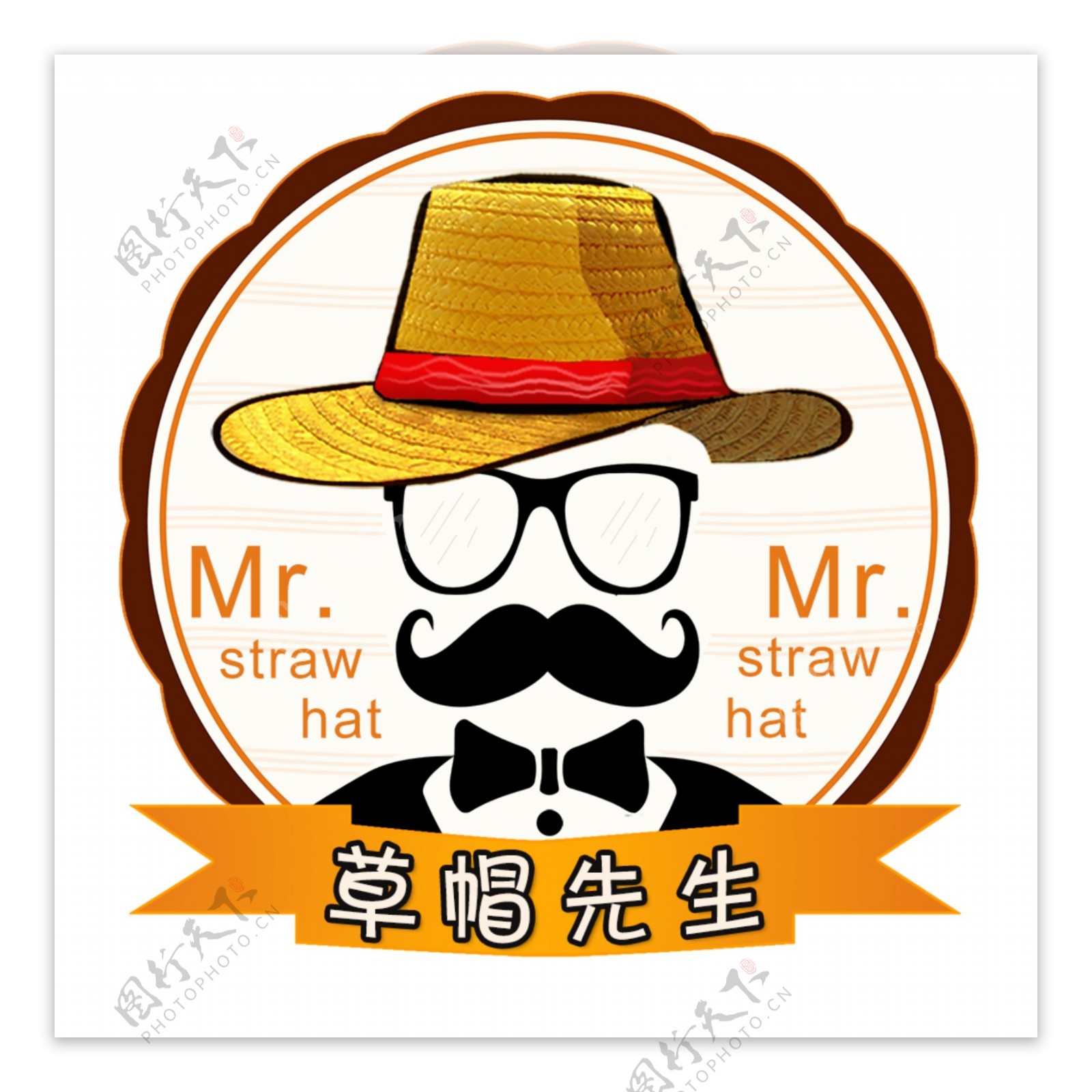 草帽先生logo图片