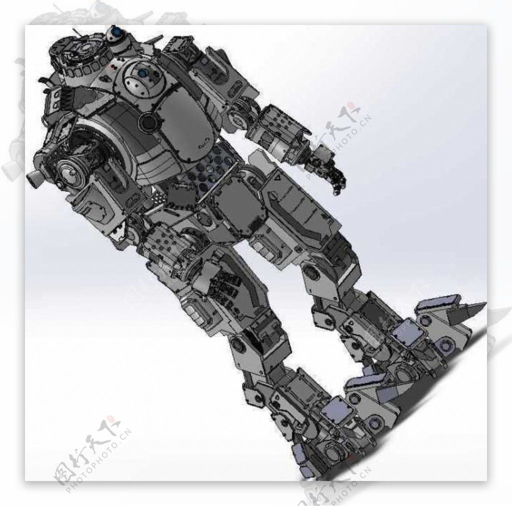 阿特拉斯机器人机械模型
