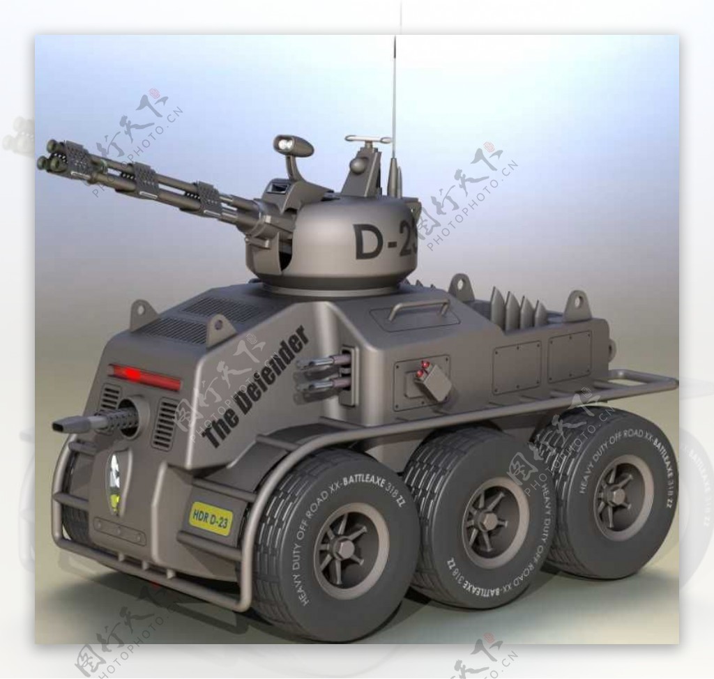 装甲战车机械模型