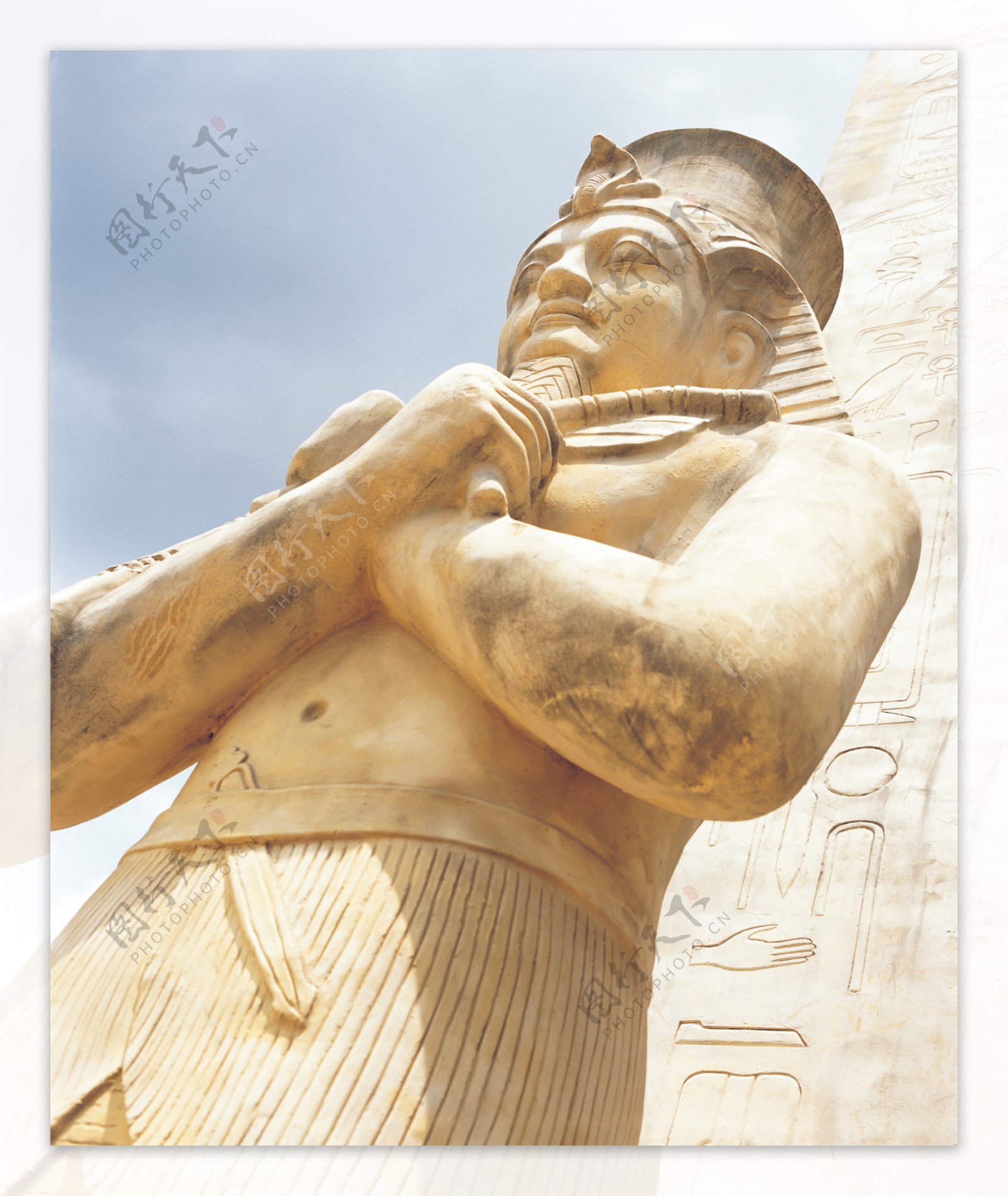 埃及人物塑像图片
